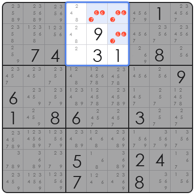 sudoku killer combinations